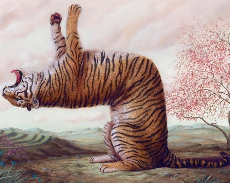 动物们&胆小谨点,插画师笔下的诡异动物看完一秒清醒!