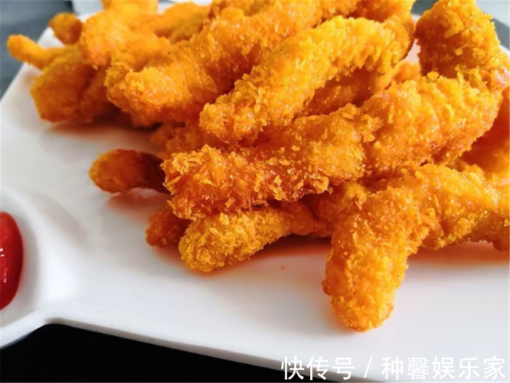 想吃炸鸡柳不用出去买,教你家常做法,又香又脆,孩子吃不够