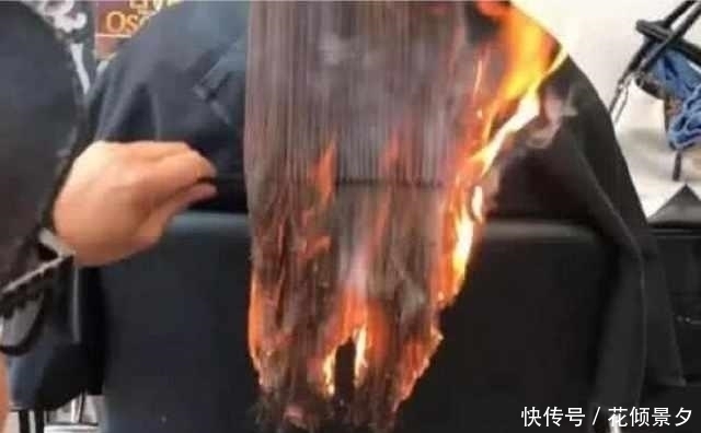 打火机|女子去做发型,理发师拿起打火机就烧,还说烧的比剪的更好看!