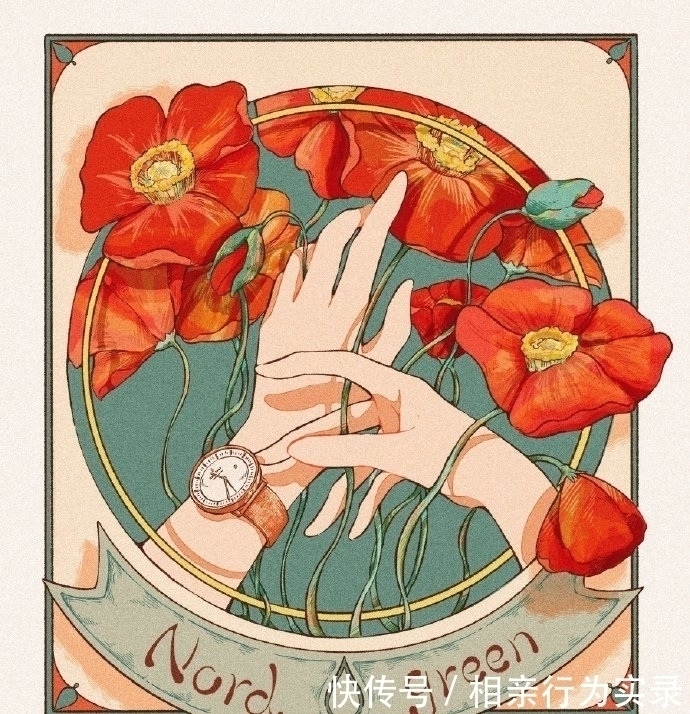 师日!复古又精致的故事感插画,每个细节都很有韵味