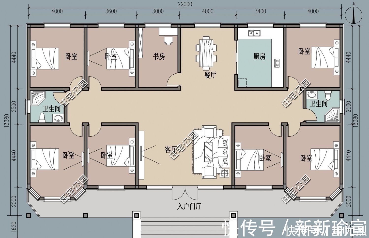 占地|这10套图纸告诉你2020年农村建养老别墅，什么设计最受欢迎
