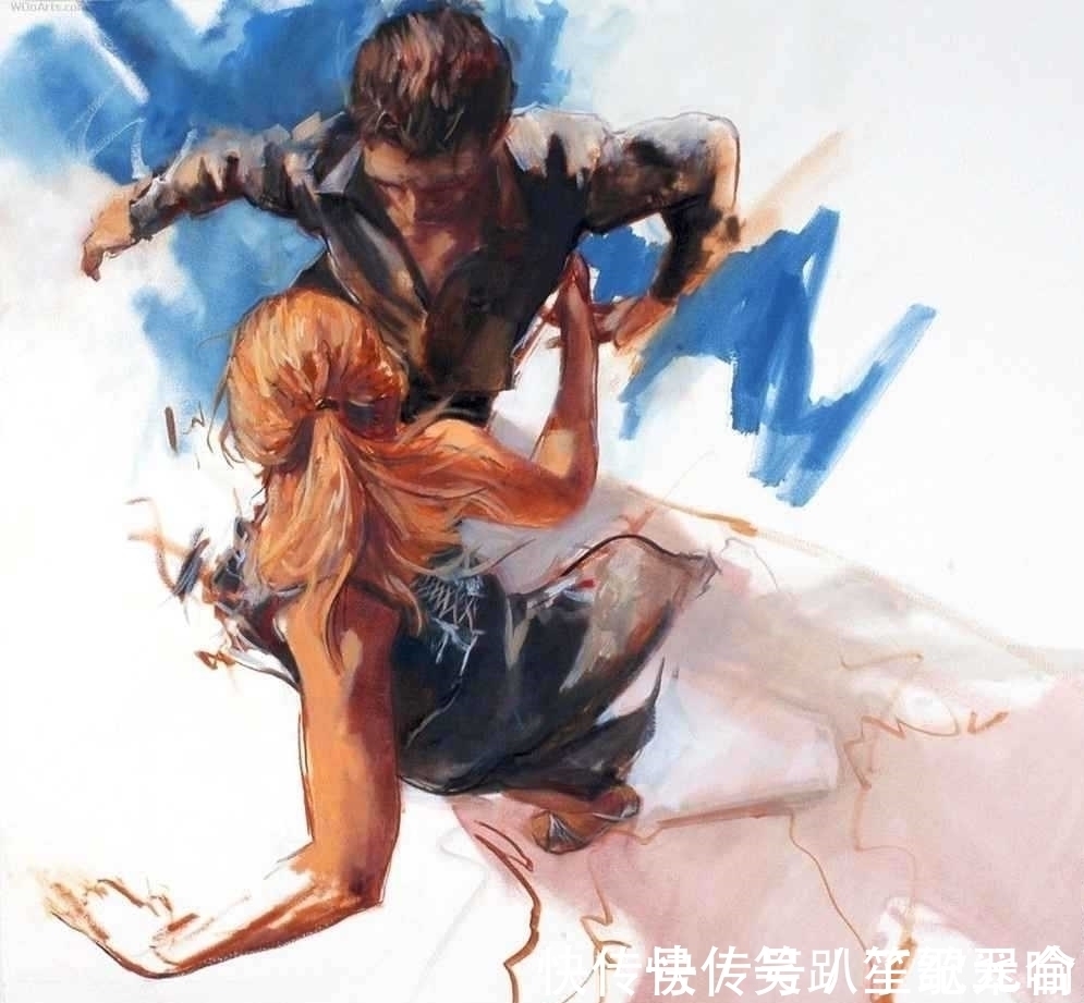 艾伦·本特利$激荡的情与爱,舞动的灵与魂——艾伦·本特利的动态绘画艺术