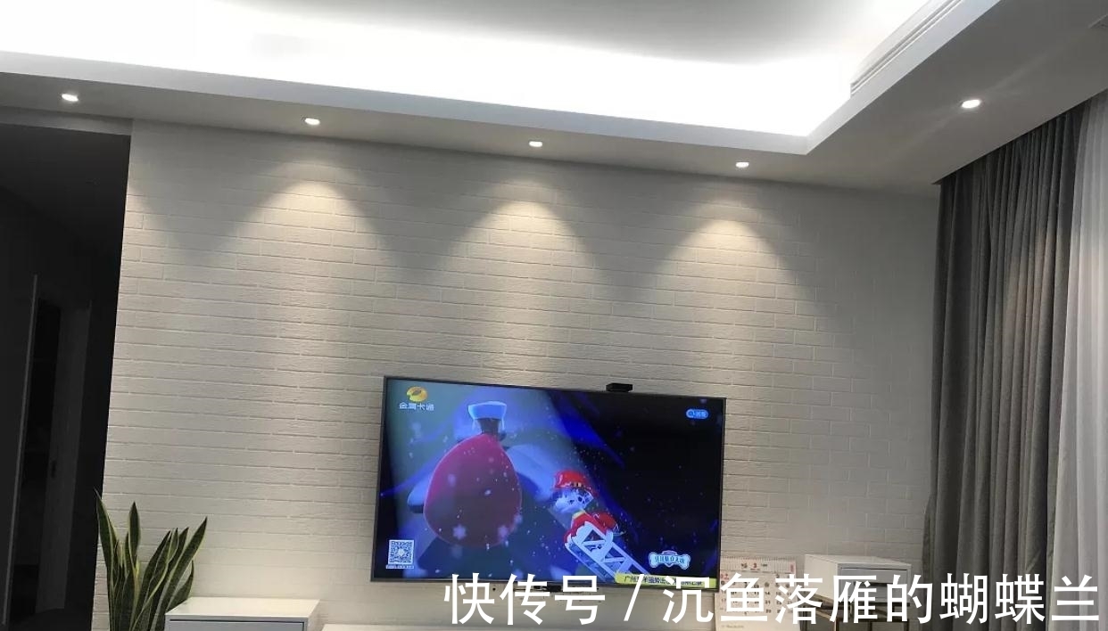 电视墙|160㎡新房，装修花了38W，全屋简约舒适，电视墙实在喜欢！晒晒