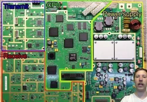 电巢|电巢学堂：华为基站拆解，PCB设计+高频走线，完美的像艺术品！