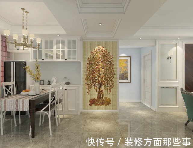 空间|130平美式复古和法式情怀让空间充满浪漫优雅的氛围