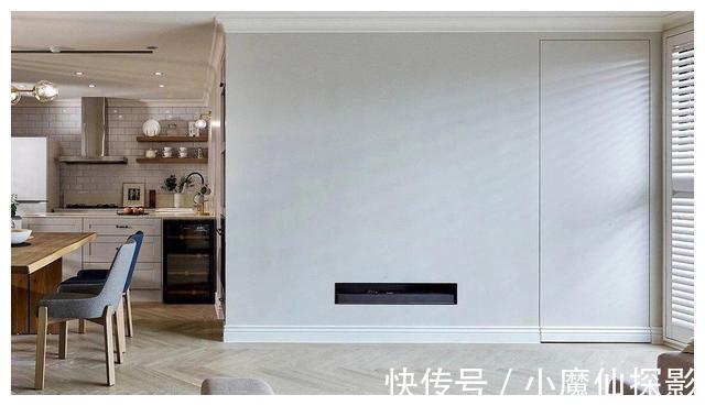 质感|她家的简约美式风格太漂亮了，巧用灰蓝色打造高级通透质感美宅！