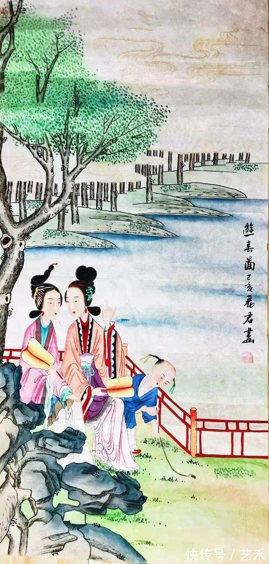 美术家协会#马丽君——天生爱丹青，丽质更擅美，腹有诗书气自华，最具潜质实力派女画家