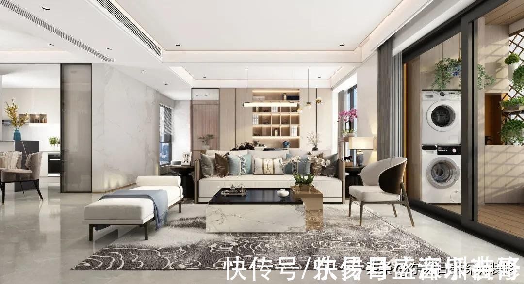 sp作品首发117㎡大族云峰现代简约,若如初见,月影花香