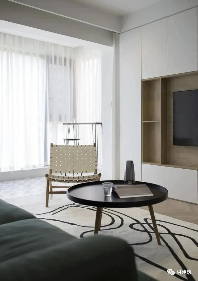 屋主|客厅背景墙别乱装!学她家做“回字形”电视柜,美观又实用!