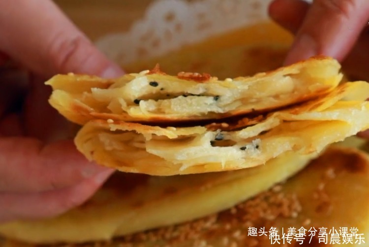 面饼最好吃的做法，简单快速不发面不醒面，外酥里香，凉了也不硬