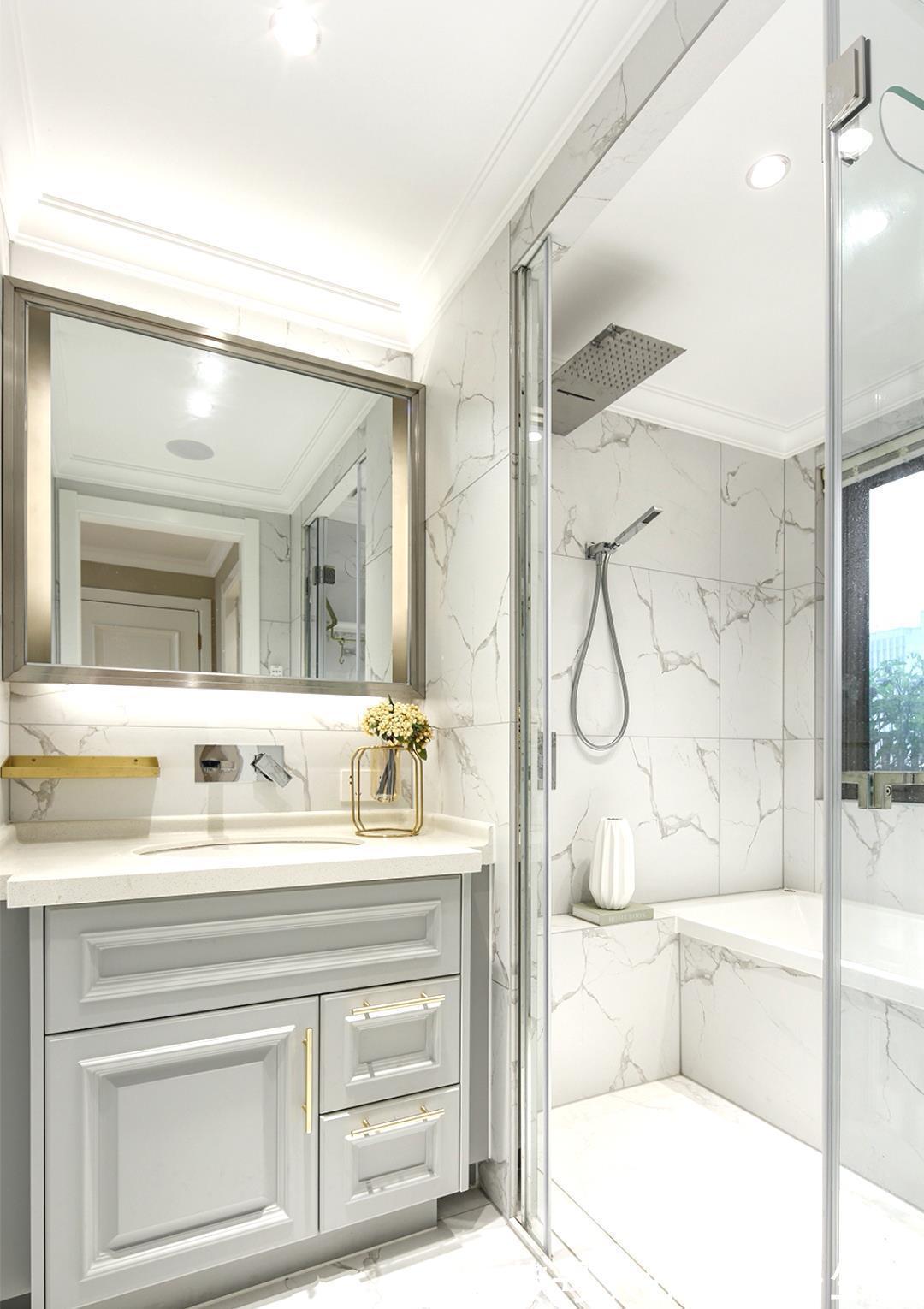 新房|砸40万装修130㎡新房，中岛台设计是亮点，最爱三段式卫生间