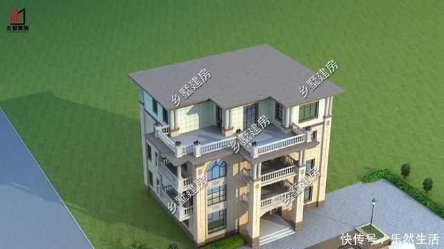 相邻|16X14米豪华四层别墅,设计格调满满,打造高品质农村生活