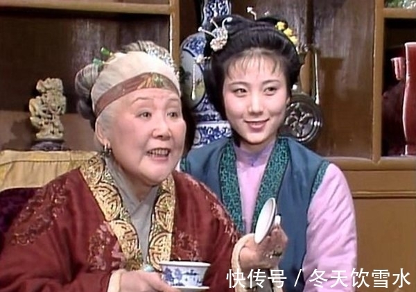 李婷&87红楼中，她化妆前后判若两人，王导笑说“贾母得来全不费功夫”