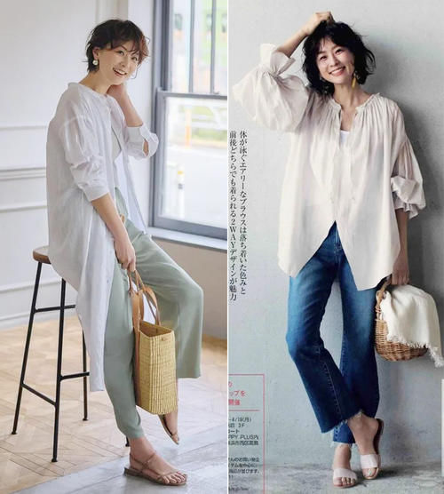 元气满满|这才叫“不装嫩不显老”,48岁日本模特的减龄穿搭,太值得借鉴了!