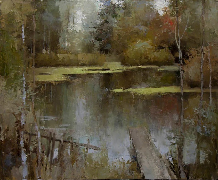 笔触@笔触率性,优雅朦胧的风景油画,迷人!