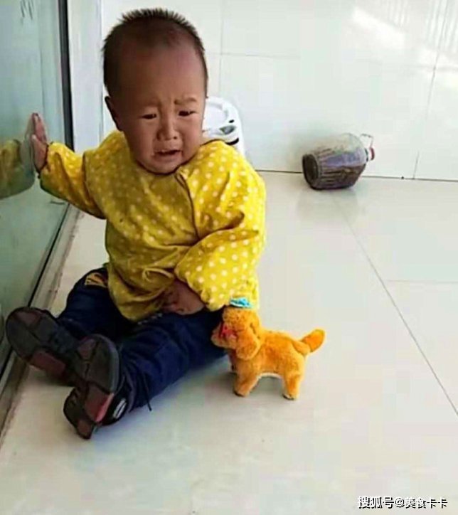 妈妈|妈妈好心给宝宝买了电动狗,孩子把玩具当怪物了,惊吓的可不轻