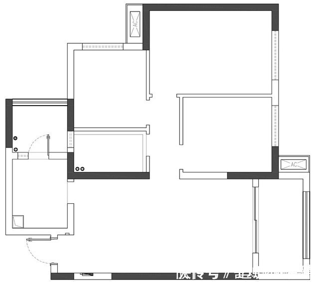 更上一层楼|87㎡小三居也有大开间,这才是家中的高级场面,简约而不简单