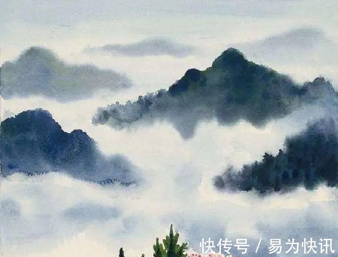 徐悲鸿!他被徐悲鸿称为“中国艺术界卓绝天才”,融入水墨意境的水彩,太美好了!