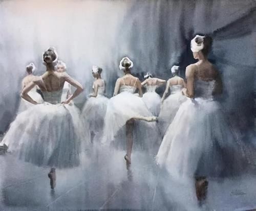 安娜|俄罗斯水彩画家 Ivanova:不想当教授的医生不是好画家