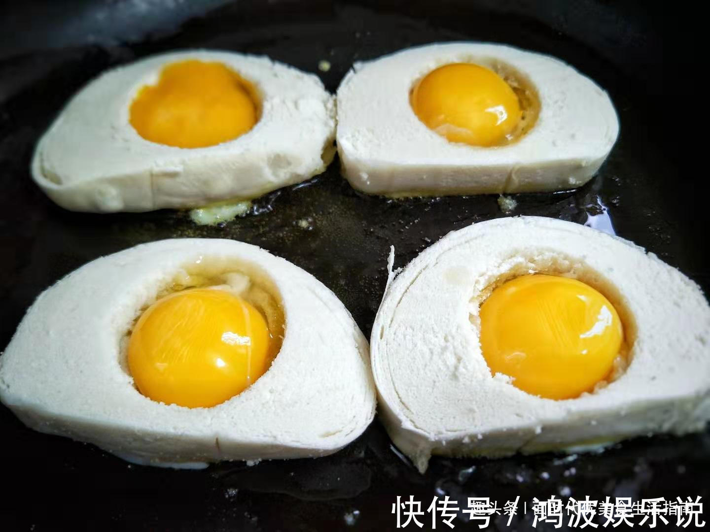 鸡蛋|一个剩馒头,四个鸡蛋,锅里一扔,营养美味又简单,孩子超喜欢吃