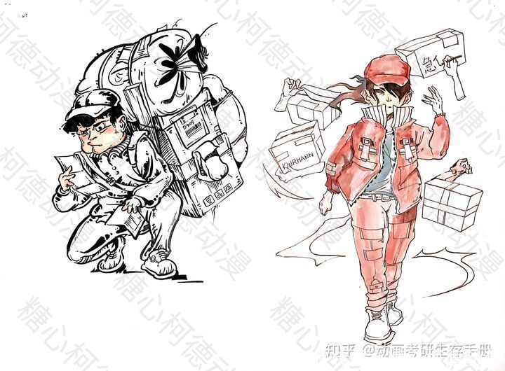 作品|【手绘】2021级糖心柯德动漫部分作品和课件