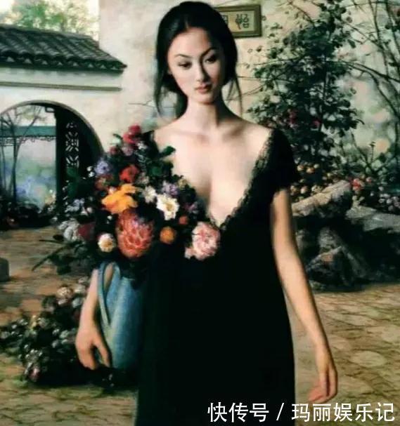 窗帘@西方画家迷恋姿体丰腴女性形体油画,为观赏者营造神秘艺术气氛