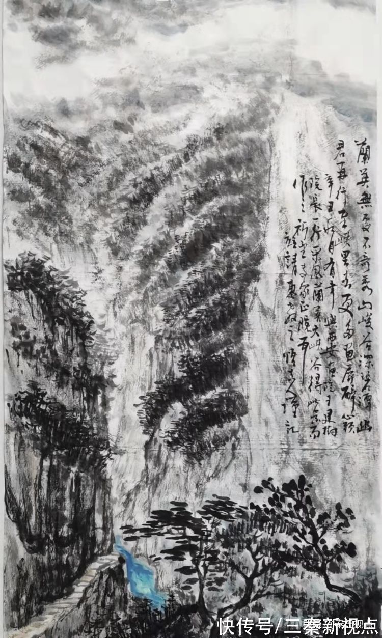 陕西#大美山河在巫溪——陕西当代国画艺术研究院赴重庆巫溪写生