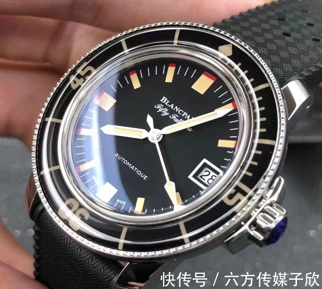 外圈 ZF厂宝珀五十噚梭子鱼复刻表细节工艺怎么样?