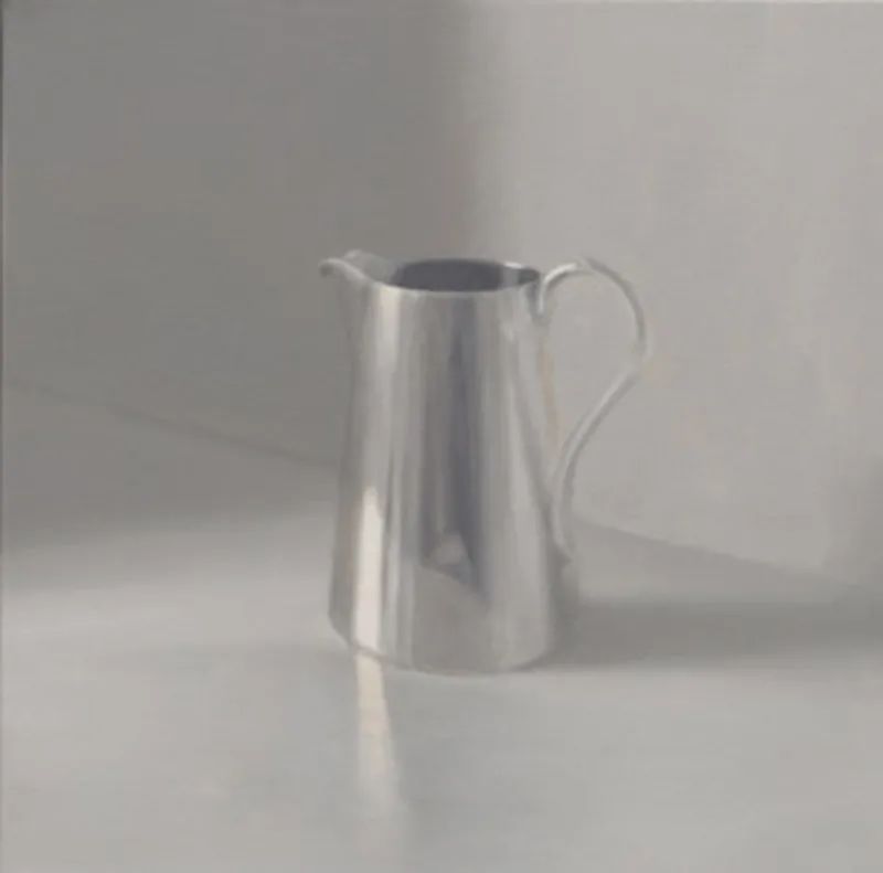 孤独感#柔和的光影和质感,她的静物画散发着一种孤独感!