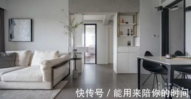 透视|76㎡小三居，经典黑白灰+飘窗榻榻米，从玄关美到卧室