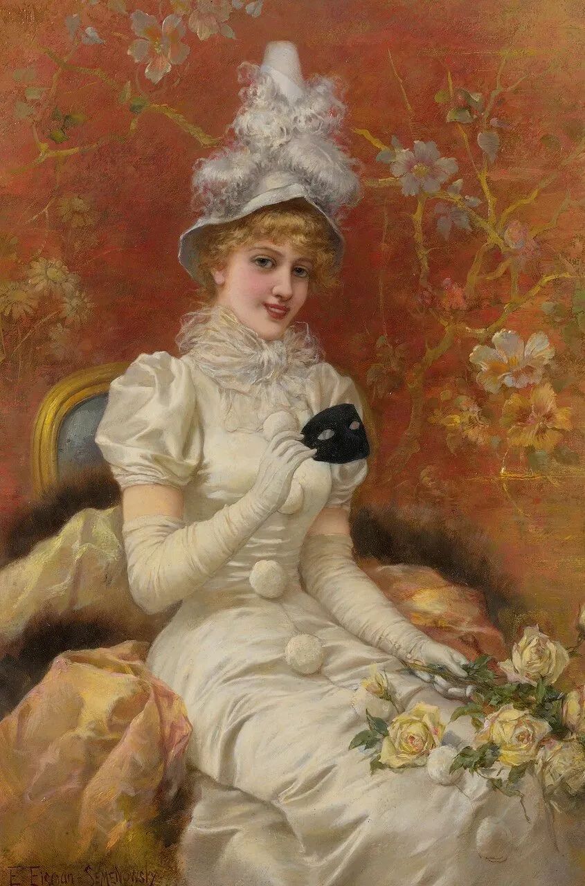 女性&埃米尔油画里的女性,无以名状之美!