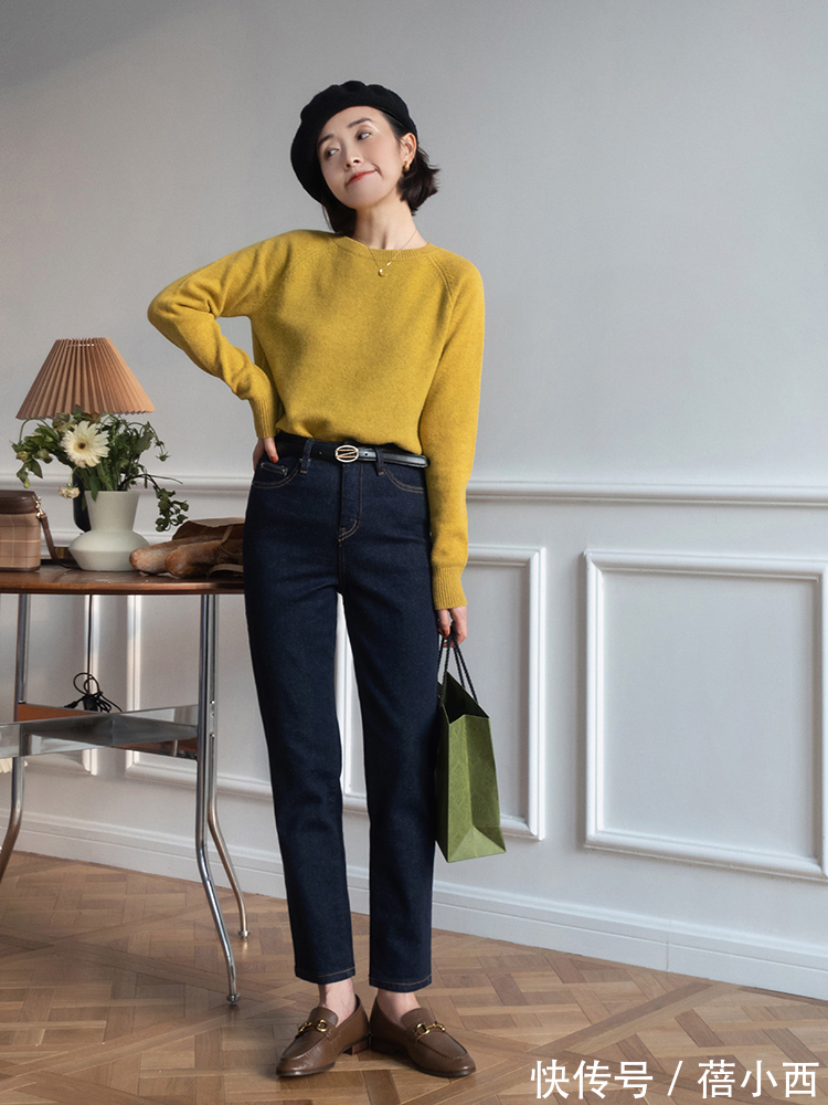 牛仔 阔腿裤out了,今年流行“直筒裤”,搭配短靴、高跟鞋时髦度飙升