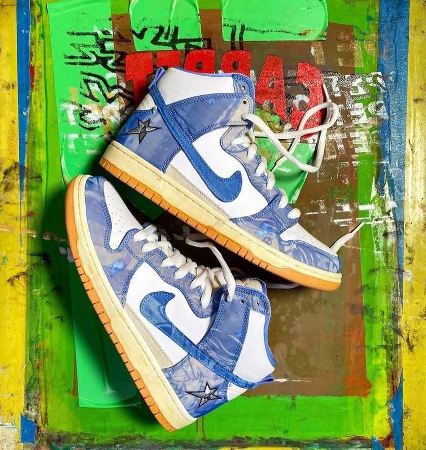 做旧效果绝了！“地毯公司” Carpet Company x Nike Dunk SB High 联名即将登场！