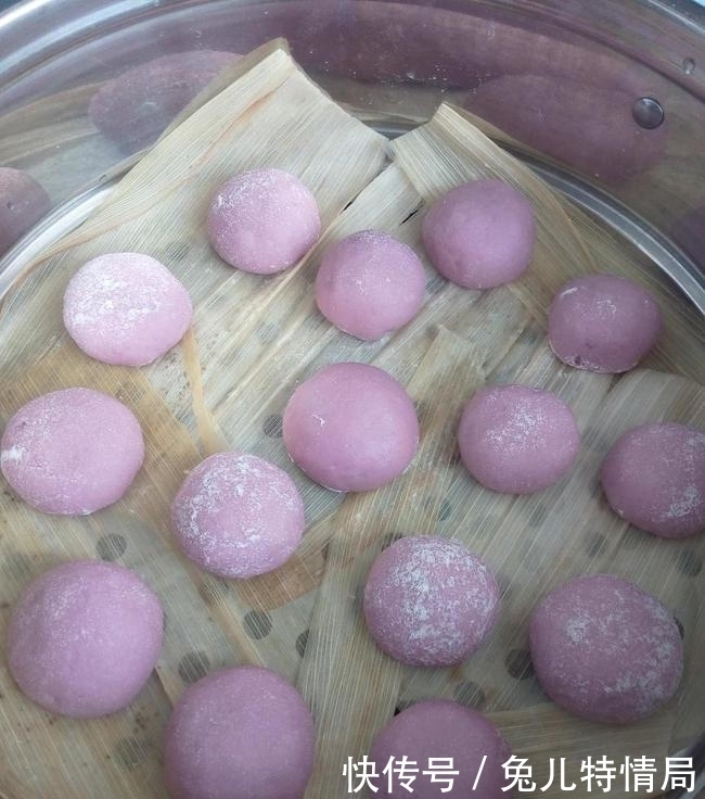 紫薯|教你做一口一个香甜的紫薯小馒头,小朋友们爱极了