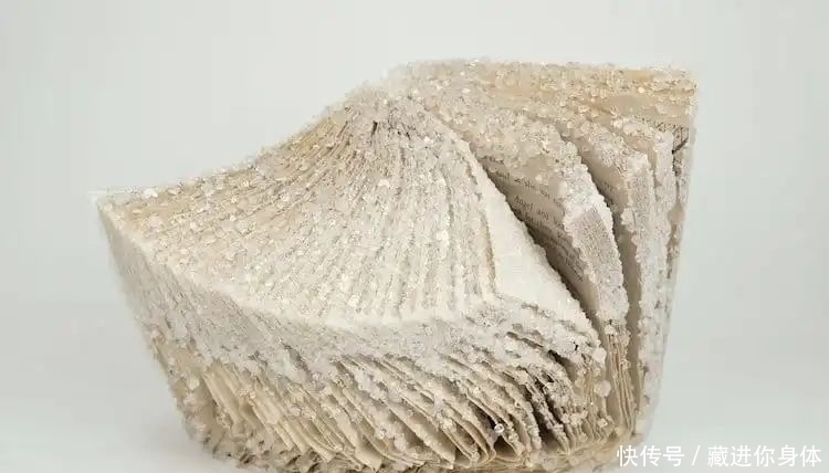 亚历克西斯·&她创作雕塑时“开挂”了:把书丢进水里,等2天作品就完成了