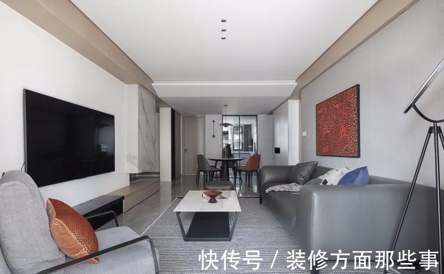现代自然风|120㎡现代自然风,原木色的软装,搭配皮质感,打造优雅的家!