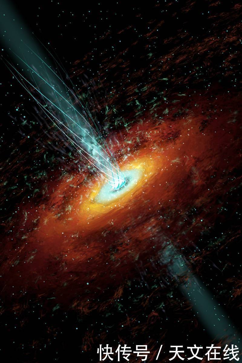 迄今为止!最遥远的类星体:以超大质量黑洞为星核的活跃星系