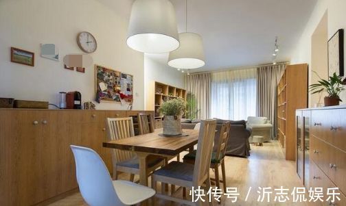 客餐厅|储物空间不够怎么办学他家这样设计，以收纳为主更显整洁！