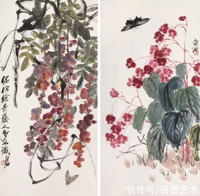 蝴蝶|齐白石草虫图200张，他把草虫画活了