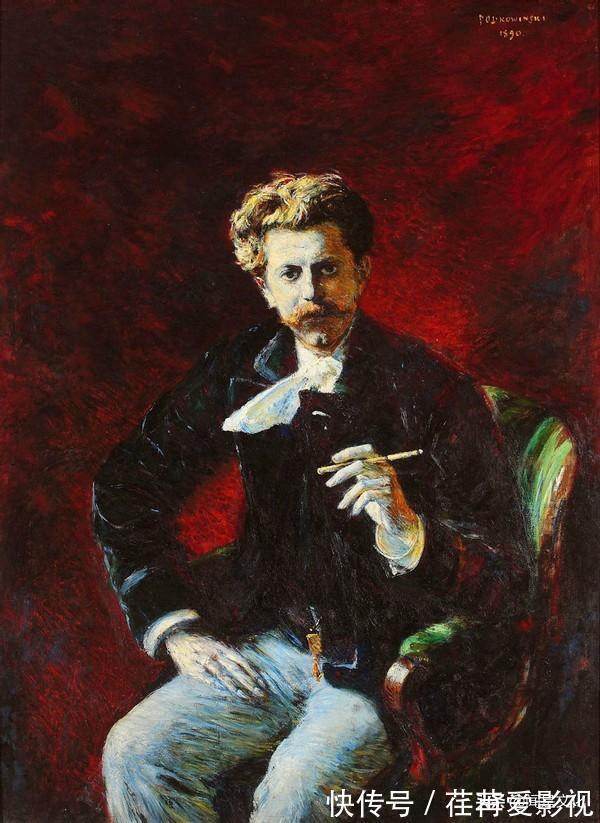 印象派$学赏画186:第一个将印象派引入波兰的人——波德科维斯基