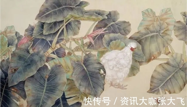 乡土|中国画｜邓伯元的花鸟画，极富乡土气息，他笔下的鸡，栩栩如生！