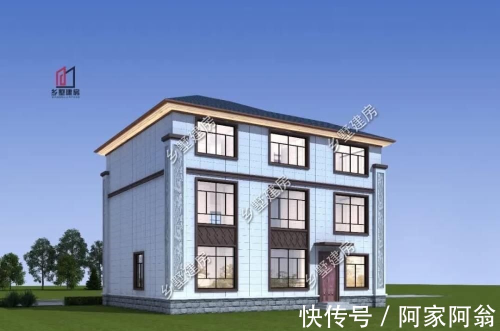 户型|适合农村的好户型,西体中装,精美实用,回乡建一栋,全家都能住