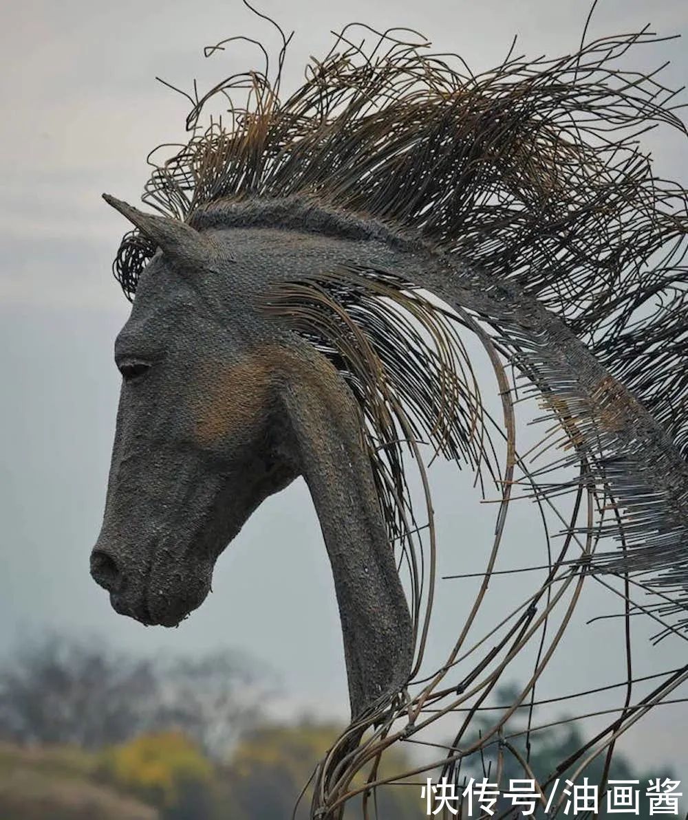 达里乌斯·休利|他用钢丝“画”出立体的人物肖像,看完作品后,让人赞叹不已