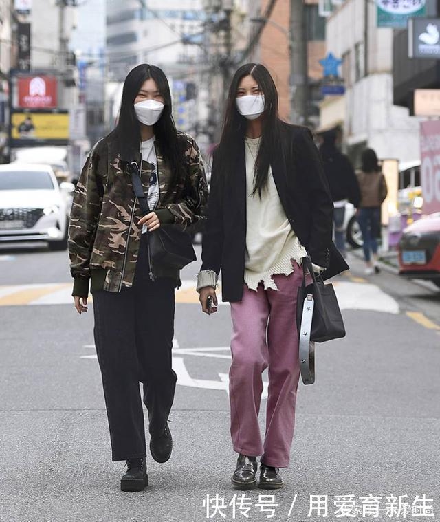 韩国女生真会穿,“秋季街拍”时髦又养眼,照着穿秒变时髦小姐姐