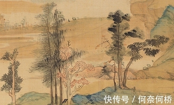 富春山居图$元朝时期南方文人发展了写意画,成为了元朝绘画的主流画风