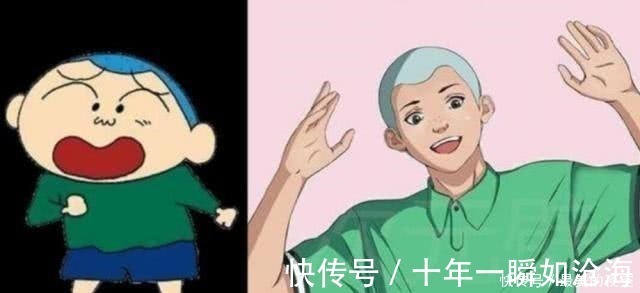 幼稚园|蜡笔小新长大了,阿呆最惊艳,小新和小爱最般配!