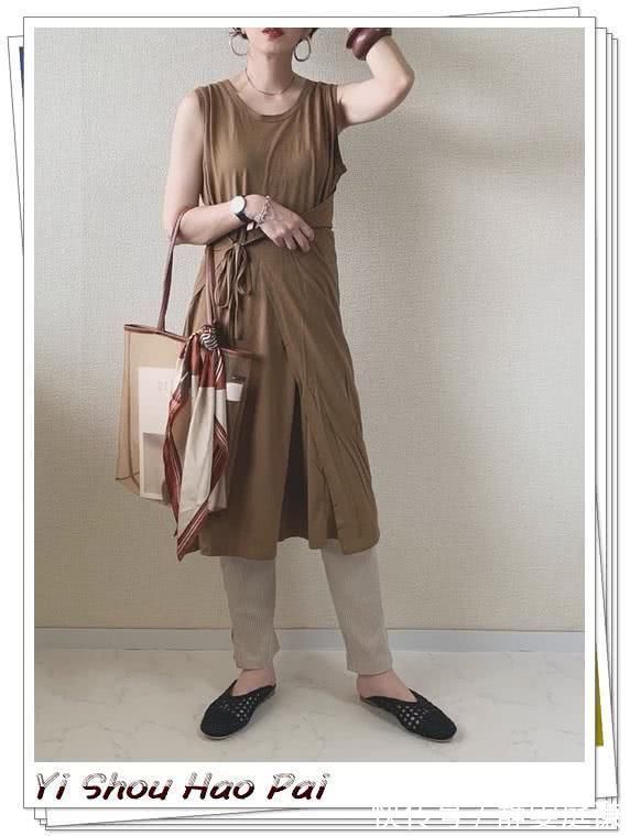 搭配 轻松而时尚,显瘦有气质裹身裙的搭配示范,谁穿谁美