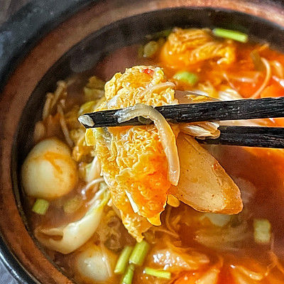 韩式辣酱火锅