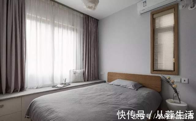 客厅|43平小公寓：客厅投影代替电视，阳台变书房，开放式格局真宽敞！