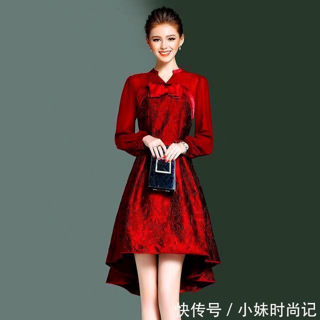 淑女 休闲女士风,美观优雅的海青蓝春装连衣裙,让你充满欧式浪漫情调